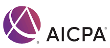 AICPA logo featuring a stylized blue and red design, representing Richard Rust CPA accounting and tax services.