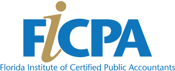 FICPA logo representing Richard Rust CPA accounting and tax services, featuring a stylized design with blue and white colors.